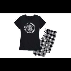 New Nap Chat Ain’t No Laws Women’s Pajama Set 2 piece